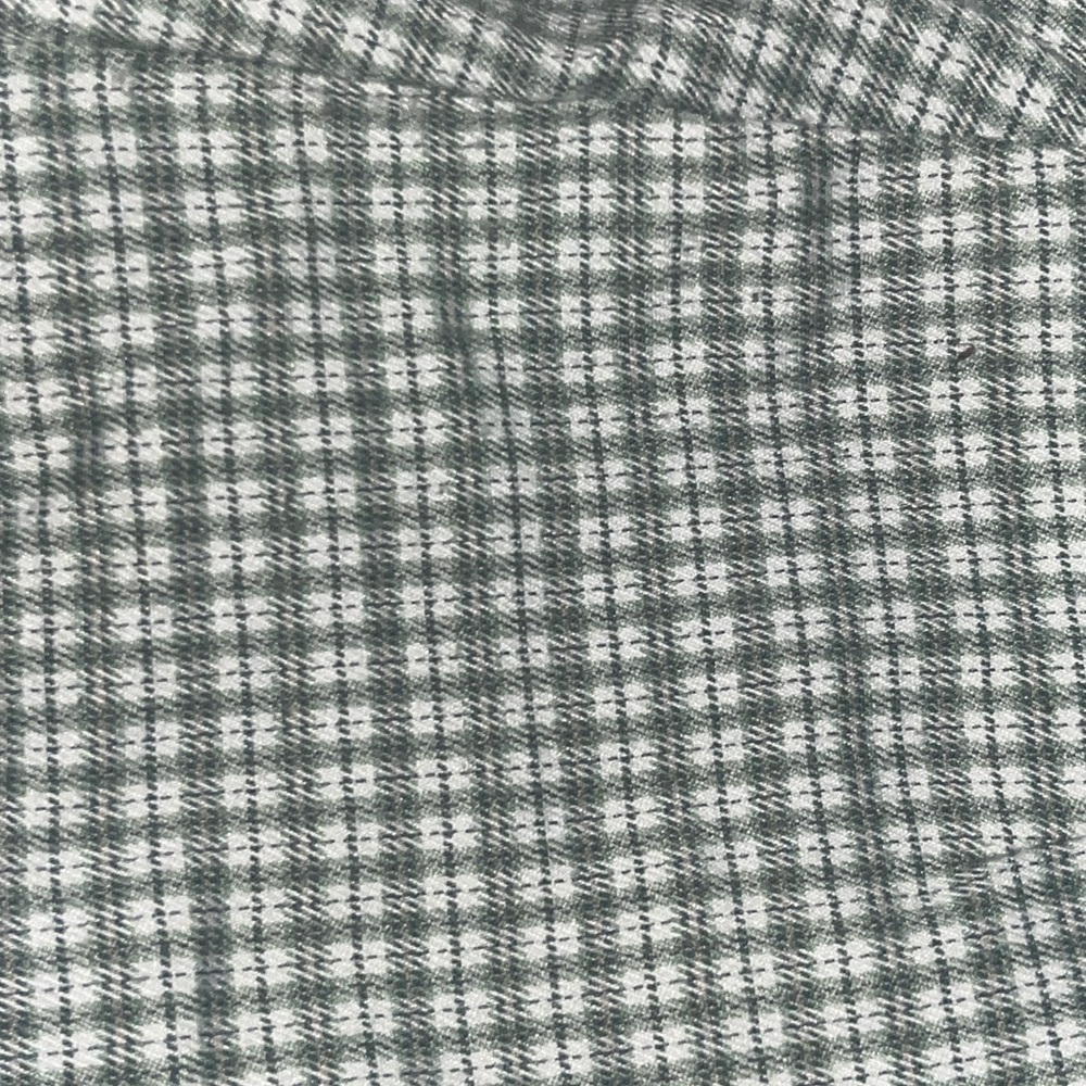 Sage green gingham mini skirt - Picture 4 of 4